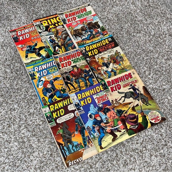 VINTAGE 1970s MARVEL SILVER AGE Rawhide Kid/The Ringo Kid Western Comic Books - Picture 1 of 7